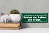 Holzschild Spruch 27x10cm sobald Antwort ändert die Frage Produktbild-Vorschau 5