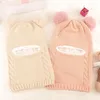 Kinder Wintermützen-Schal-Set 2-teilig Pink/Beige 2-5 Jahre Produktbild-Vorschau 8