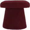 Sgabello a forma di fungo 43 cm rosso bordeaux Anteprima dell’immagine prodotto 2