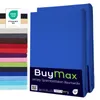 Buymax Spannbettlaken 100x200cm Doppelpack 100% Baumwolle Produktbild-Vorschau 1