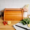 Creative Home Drewniany Chlebak z pokrywą | 38 x 28,5 x Podgląd zdjęcia produktu 8