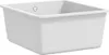 vidaXL Granitový dřez Single Bowl White Náhled obrázku produktu 4