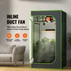 SucceBuy Inline kanálový ventilátor 4-palcový 205 CFM s Náhled obrázku produktu 2