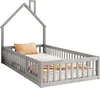 Bed met huisvorm, 90 x 200 cm. Kinderbed met Productafbeelding-voorbeeld 5