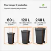 Blumfeldt cache poubelle extérieur – acier galvanisé Voir les images du produit 3