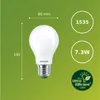 Philips Filament-Lampe, Milchglas, 100W A60 E27, 7,3 W, 100 Produktbild-Vorschau 4
