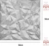 A 3D wall panel with a marble pattern is shown against a white background, with dimensions and branding information on the right. Produktbild-Vorschau
