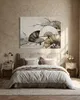 Leinwandbild Japanische Fächer 100x70 Feeby Beige bild für Produktbild-Vorschau 2