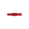 A red plastic wall plug is shown horizontally against a white background. Anteprima dell’immagine prodotto