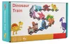 Vlak/Vláček s vagóny dinosaurus na magnety 10ks dřevo v Náhled obrázku produktu 12