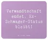 Mr. & Mrs. Panda Mousepad Spruch Ex-Schwager Erinnerung - Produktbild-Vorschau 1