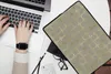 MuchoWow® Laptop Hülle 14 ZollMuster - Grau - Gold Produktbild-Vorschau 2