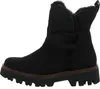 A black winter boot is shown from the side against a white background. Produktbild-Vorschau