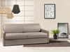 Vente-unique CALIFE, Sofabett, Schlafzimmer, Graubraun, 4 Produktbild-Vorschau 2
