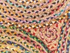 BELIANI Teppich Bunt Jute ø 140 cm Kurzflor Bho Stil Kreise Produktbild-Vorschau 5