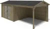Abri de jardin en bois - 17.4m2 - 5.79x3m - Traité - Ep. Voir les images du produit 6