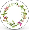 Design Stahlmagnettafel Schwarz Rund 47cm Aquarell Produktbild-Vorschau 8