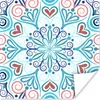 MuchoWow® Poster Mandala - Blau - Bohème - Abstrakt - Flora Produktbild-Vorschau 1