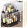 2-stöckiger Make up Organizer Metall Parfüm Organizer für Produktbild-Vorschau 9