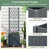 COSTWAY Jardinière avec treillis, treillage & arrosage Voir les images du produit 6