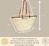 Cestal Lang - Korbtasche Strandtasche 55cm aus Palmblatt & Produktbild-Vorschau 2