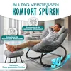 KESSER® Schaukelstuhl für drinnen & draußen mit Fußstütze Produktbild-Vorschau 4