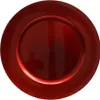 Weihnachtsdeko Basics Teller Rot Ø 33 cm - PP Produktbild-Vorschau 3