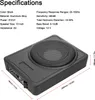 Subwoofer do auta, 10 palců, 800 W, stabilní výkon, kryt z Náhled obrázku produktu 3