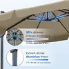 Sekey Sonnenschirm 300 ×300 cm Aluminium Ampelschirm Produktbild-Vorschau 10