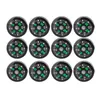 20 mm Mini boussole de poche, 12 pièces remplies d'huile Voir les images du produit 4