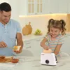 A father and daughter are in a kitchen, preparing breakfast. Anteprima dell’immagine prodotto