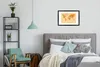 MuchoWow® MuchoWow® Gerahmtes Poster Weltkarte - Farbenfroh Produktbild-Vorschau 5