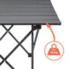 Camping Klapptisch schwarz mit Tragetasche - 56x40 cm - Produktbild-Vorschau 3