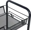 Chariot Relaxdays, 3 étagères en filet, chariot de service, Voir les images du produit 8
