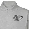 Huuraa Herren Polo Shirt Nidderau verliebt XXL Sport Grey Produktbild-Vorschau 2