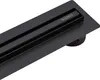 A close-up, angled view of a black linear shower drain with the brand name 'BALNEO' visible. Produktbild-Vorschau