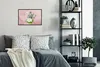 MuchoWow® MuchoWow® Gerahmtes Poster Buddha - Blume - Rosa Produktbild-Vorschau 6