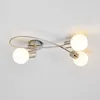 Lindby Deckenlampe Elaina, 50 cm, 3-flg., nickel, Glas, E14 Produktbild-Vorschau 2