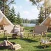 Bambus Campingbank MCW-Q40, Outdoorbank Picknickbank Produktbild-Vorschau 10