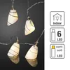 LED Lichterkette Glas Schirme 6 LED warmweiß Deko Produktbild-Vorschau 6