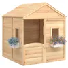 vidaXL Maison de jeu avec porte verrouillable et pots de Voir les images du produit 3