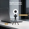 CkeyiN 4K Webcam mit Ringlicht PC Kamera Streaming Kamera Produktbild-Vorschau 14