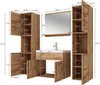 Set da bagno MAYRA XL - rovere wotan / bianco lucido Anteprima dell’immagine prodotto 5