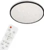 A ceiling light and its remote control are shown against a white background. Náhled obrázku produktu