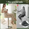 Set di 2 sgabelli da bar Sedia da bar Sedia girevole a 360° Anteprima dell’immagine prodotto 4
