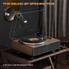 Walnuss Bluetooth-Plattenspieler Turntables mit 4 Produktbild-Vorschau 12