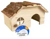 Domek z naturalnego drewna Duvo+28x18x16cm Podgląd zdjęcia produktu 6