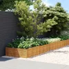 vidaXL Hochbeet 1150x100x36 cm Cortenstahl -  Blumentöpfe & Produktbild-Vorschau 9