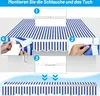 Fiqops Markise Sonnenmarkise Gelenkarmmarkise Balkonmarkise Produktbild-Vorschau 9