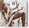 Wanduhr - Quadrat - Glasuhr - Frau Freiheit Exotik - Produktbild-Vorschau 1